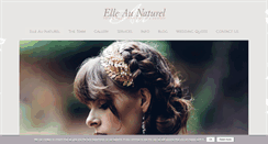 Desktop Screenshot of elleaunaturel.com